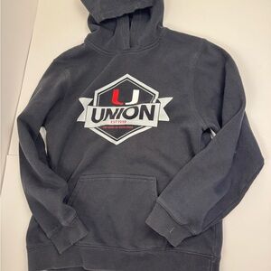 Sporttek Union Hoodie Pullover‎ Sweatshirt Graphic Logo Youth L
